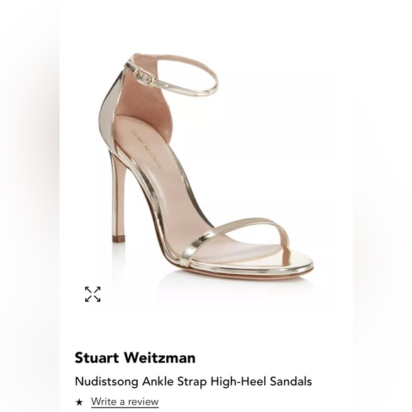 Stuart Weitzman Nudistsong Ankle Strap High-Heel Sandals - Picture 2 of 11